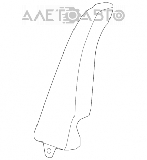 Capacul lateral al scaunului drept Toyota Prius 20 04-09 gri.