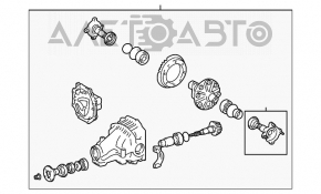 Diferențialul spate reductor Lexus RX300 98-03