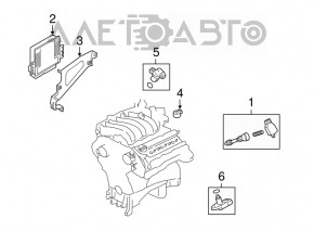 Блок ECU компьютер двигателя Infiniti FX35 03-08