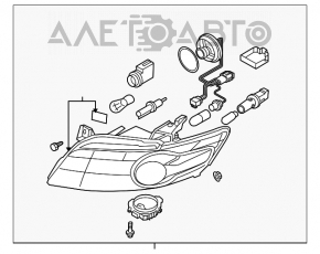 Far fata dreapta gol Infiniti FX35 FX45 03-08 nou original OEM