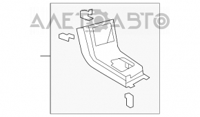 Накладка центральной консоли передняя Toyota Sequoia 08-16