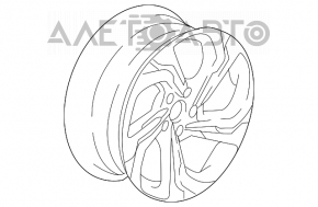 Set de jante R17 4 bucăți Honda Accord 18-22 tip 2