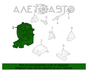 Cablu de direcție Ford Focus mk3 11-18 cu cipuri rupte