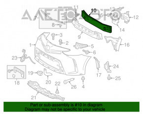 Amplificatorul de bara fata pentru Toyota Prius V 15-17 reconditionat