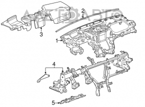 Труба подторпедная усиление Cadillac ATS 13-