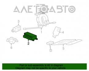 Modulul airbag SRS computer pentru airbag-urile de siguranță Chevrolet Malibu 16-