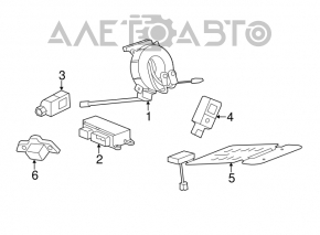 Modulul airbag SRS computer pentru airbag-urile de siguranță Chevrolet Malibu 16-