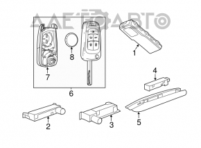 KEYLESS ENTRY ANTENNA Chevrolet Volt 11-15