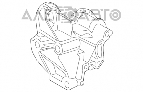 Pernele motorului dreapta Ford Fiesta 11-19 1.6