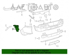 Suport bara spate centrala Jeep Cherokee KL 14-18