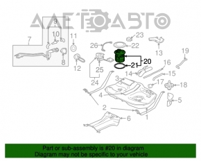 Pompă de combustibil Mitsubishi Galant 04-12