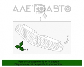 Emblema logo Mitsubishi pentru capacul portbagajului Mitsubishi Galant 04-12