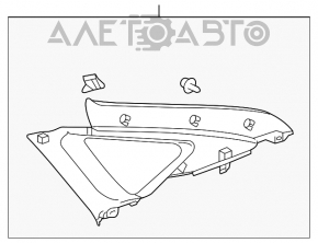 Capac spate stânga bej Toyota Prius 20 04-09