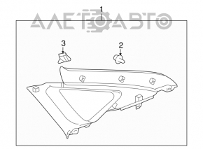 Capac spate stânga bej Toyota Prius 20 04-09