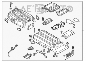 Блок управления ВВБ Ford Fusion mk5 13-20 hybrid