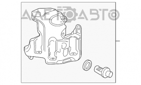 Бачок омывателя Chevrolet Malibu 16- с горловиной, датчиком и крышкой