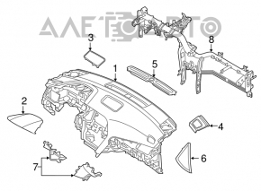 Tubul de subtorpilor pentru Hyundai Sonata 15-19 este ruginit, suportul este îndoit.