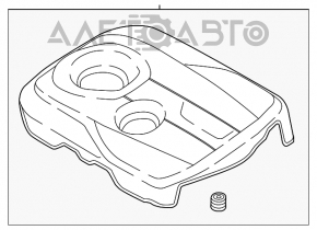 Capacul motorului Hyundai Sonata 16-19 hibrid