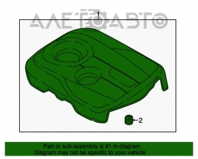 Capacul motorului Hyundai Sonata 16-19 hibrid