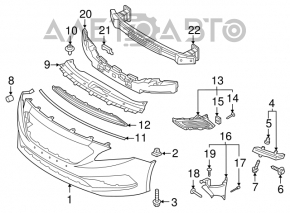 Husa TV Hyundai Sonata 16-17 hibrid nou original OEM