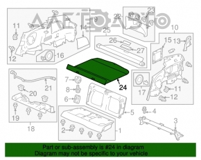 Capacitatea portbagajului Honda CRZ 11-16