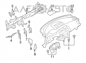 Torpedo panoul frontal fără AIRBAG Nissan Murano z51 09-14 bej