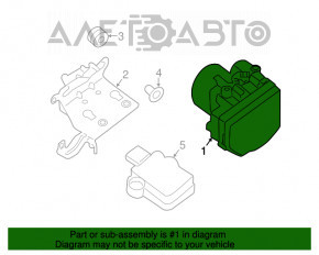 ABS АБС Nissan Pathfinder 13-20 AWD