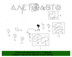 Butonul de start-stop pentru Infiniti G25 G37 4d 10-13