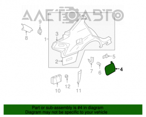 Capac rezervor combustibil Infiniti G25 G35 G37 4d 06-14