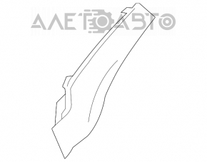 Garnitura grilei stergatoarelor dreapta Infiniti G25 G35 G37 4d 07-13