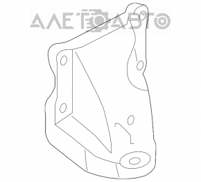 Кронштейн подушки двигателя правый Infiniti G25 G35 G37 4d 06-14 2wd