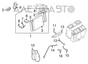 Evaporatorul Infiniti G25 G35 G37 4d 06-14