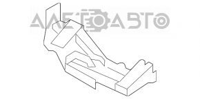 Suportul de montare a bara fata stanga sub farul Infiniti G25 G35 G37 4d 07-14