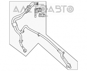 Terminal negativ al bateriei pentru Infiniti G25 G35 G37 4d 06-14.