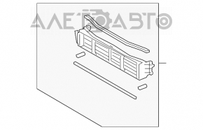 Жалюзи дефлектор радиатора Lexus ES300h 19-21 без моторчика