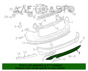 Buza bara spate VW Tiguan 18-