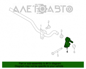 Bara de stabilizare spate dreapta VW Tiguan 18-