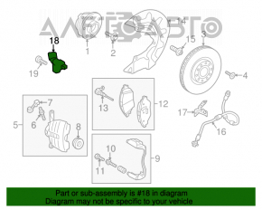 Датчик ABS передний правый Audi A3 8V 15-20