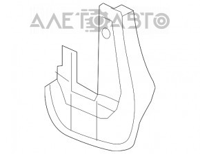 Bara de noroi spate dreapta pentru Honda CRV 12-16