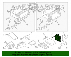 Magnetofon, Radio Mazda CX-5 13-16 fără navigație