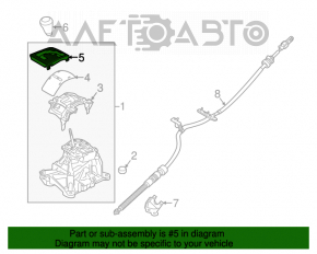 Накладка АКПП Mazda CX-5 13-16