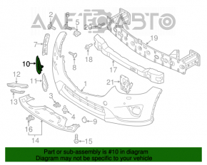 Capacul farului de ceață stânga Mazda CX-5 13-15