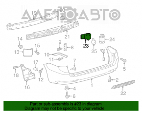 Senzor de parcare spate pentru Toyota Camry v40.