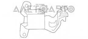 Buclele ușii din spate dreapta Toyota Sienna 11-20.