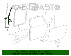 Senzor de închidere a ușii dreapta Toyota Sienna 11-20