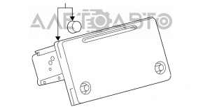 Монитор, дисплей, навигация Toyota Prius 50 16- JBL