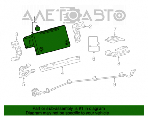 Monitor, display, navigație Toyota Prius 50 16- JBL