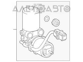 Тормозной усилитель brake booster Toyota Prius 50 16-