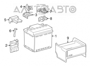 Cablu de baterie Toyota Prius 50 16-