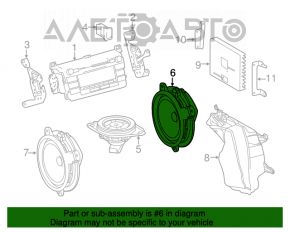 Difuzor ușă față dreapta Toyota Rav4 13-18 JBL